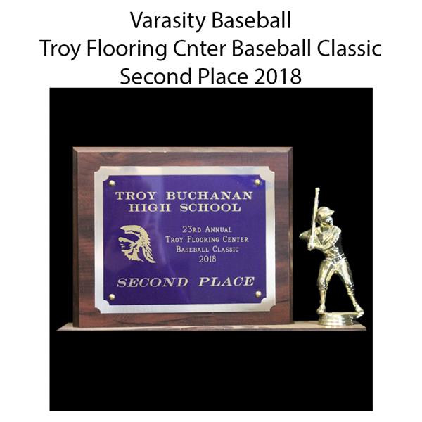 2018 Varasity Baseball  Troy Flooring Center Classic 